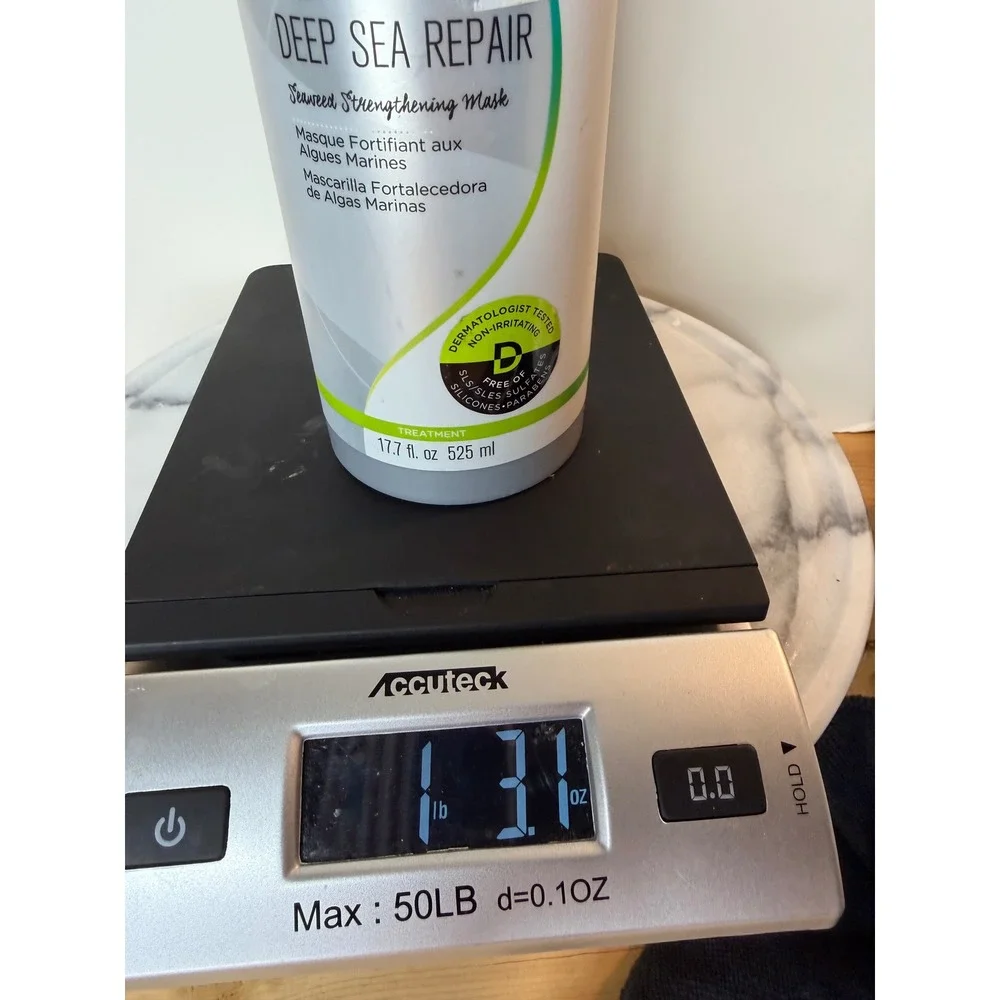 DevaCurl Deep Sea Repair Seaweed Strengthening Mask 17.7oz 525ml Pump Bottle